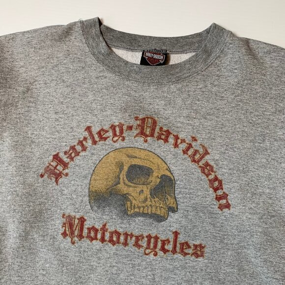 Vintage Harley Davidson Edinburgh Scotland Crewneck L - Picture 3 of 7